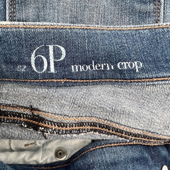 Ann Taylor LOFT Modern Crop Jeans Size 6 Petite Women’s - Picture 4 of 6